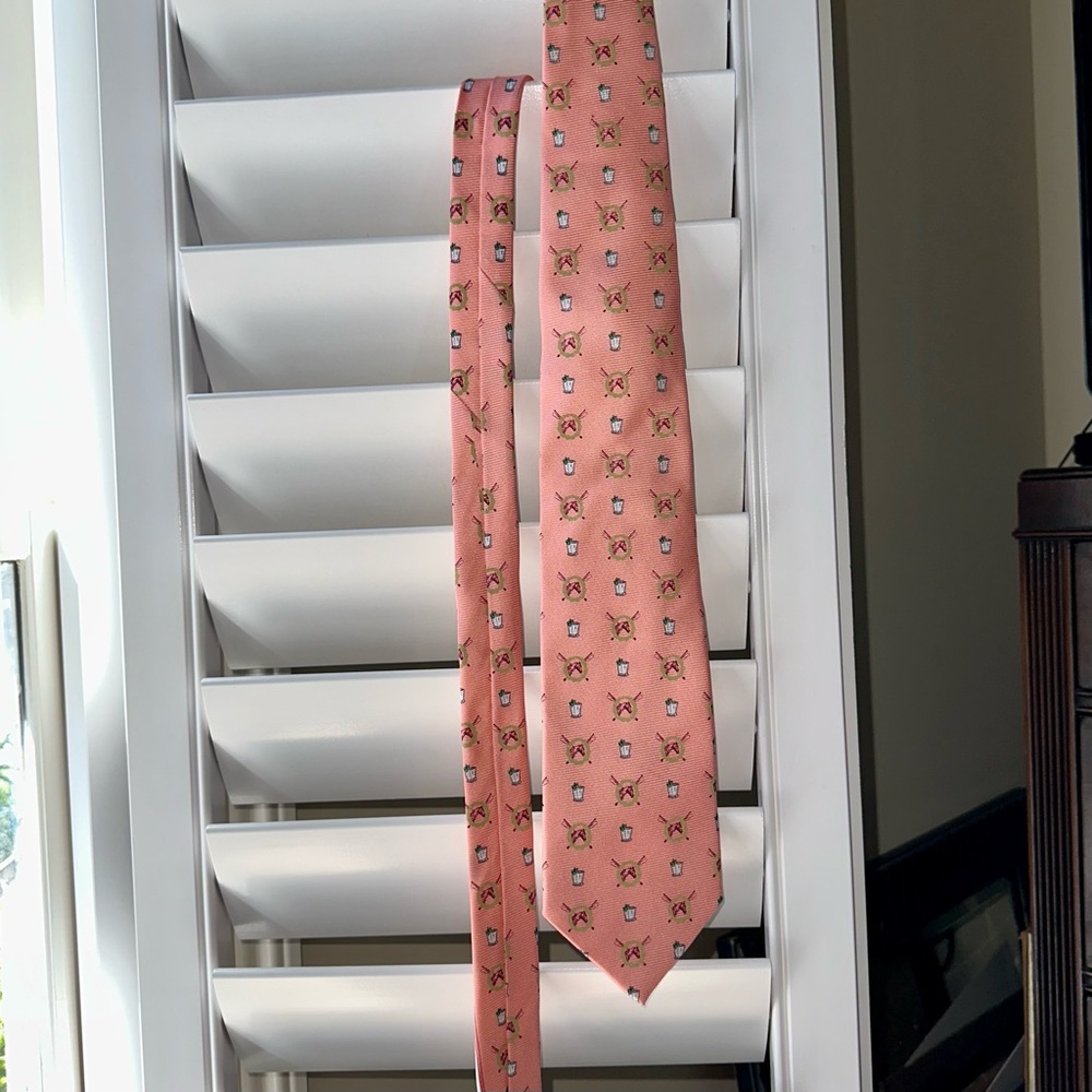 Southern Proper Silk Tie - Horses & Mint Juleps